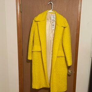 Mango Vibrant Yellow Trench Coat